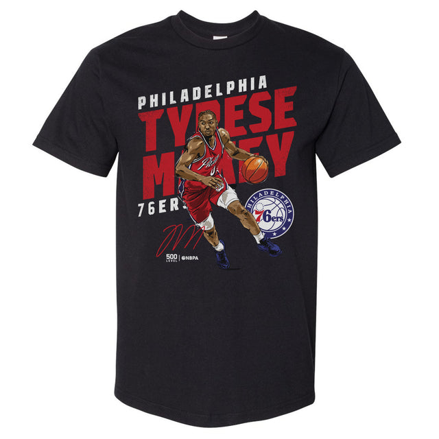 Tyrese Maxey Men's Heavyweight T-Shirt | 500 LEVEL