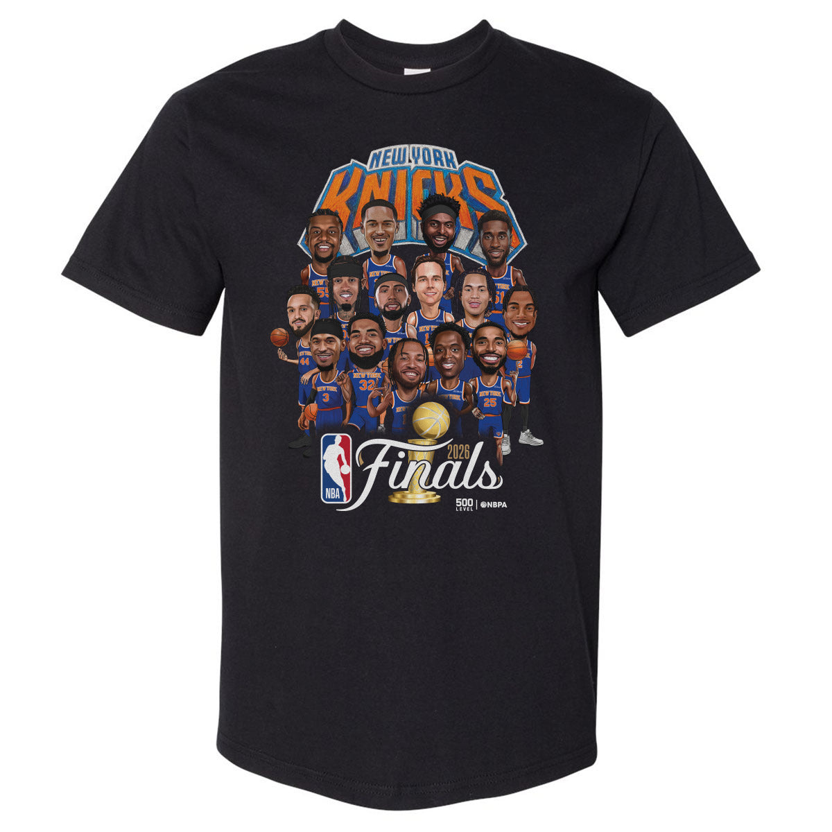 New York Knicks Men's Heavyweight T-Shirt | 500 LEVEL