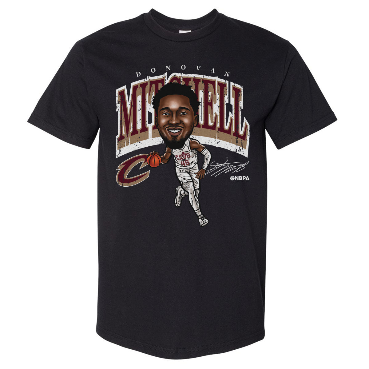 Donovan Mitchell Men's Heavyweight T-Shirt | 500 LEVEL