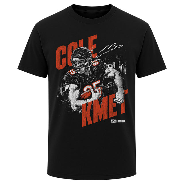Cole Kmet Men's Heavyweight T-Shirt | 500 LEVEL