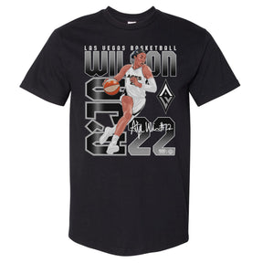 A'ja Wilson Men's Heavyweight T-Shirt | 500 LEVEL
