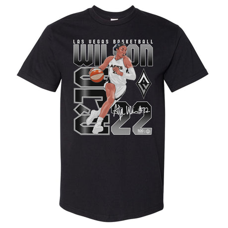 A'ja Wilson Men's Heavyweight T-Shirt | 500 LEVEL