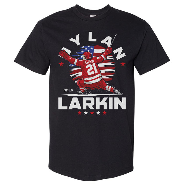 Dylan Larkin Men's Heavyweight T-Shirt | 500 LEVEL