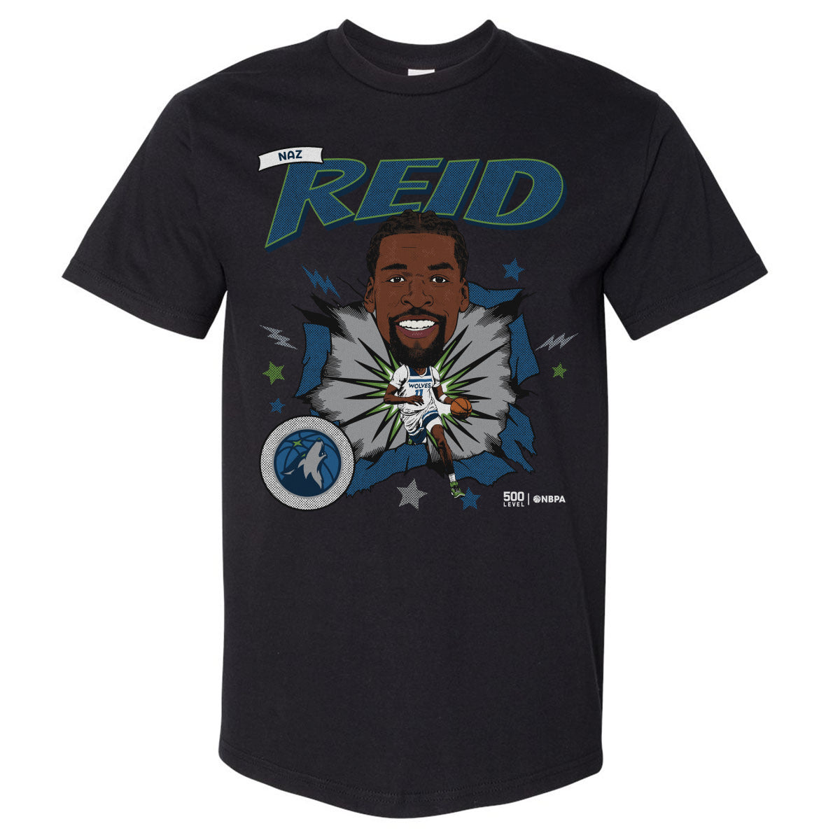 Naz Reid Men's Heavyweight T-Shirt | 500 LEVEL