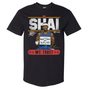 Shai Gilgeous-Alexander Men's Heavyweight T-Shirt | 500 LEVEL