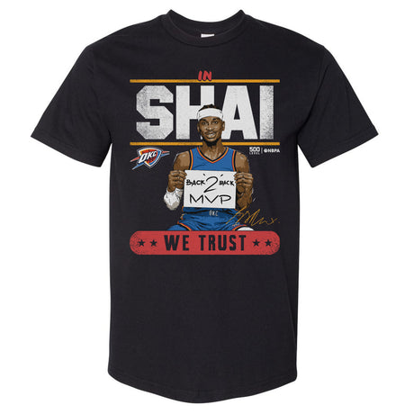 Shai Gilgeous-Alexander Men's Heavyweight T-Shirt | 500 LEVEL