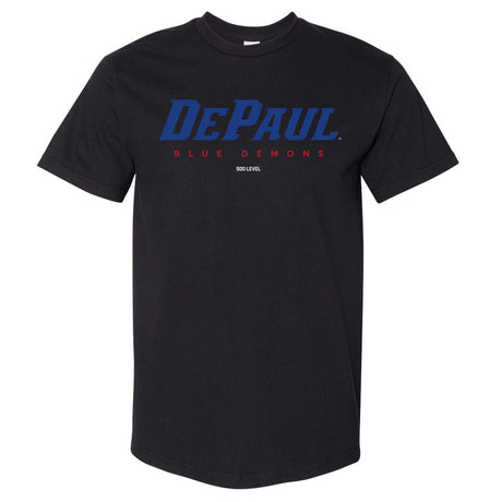 DePaul Blue Demons Men's Heavyweight T-Shirt | 500 LEVEL