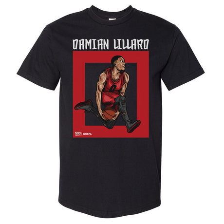 Damian Lillard Men's Heavyweight T-Shirt | 500 LEVEL