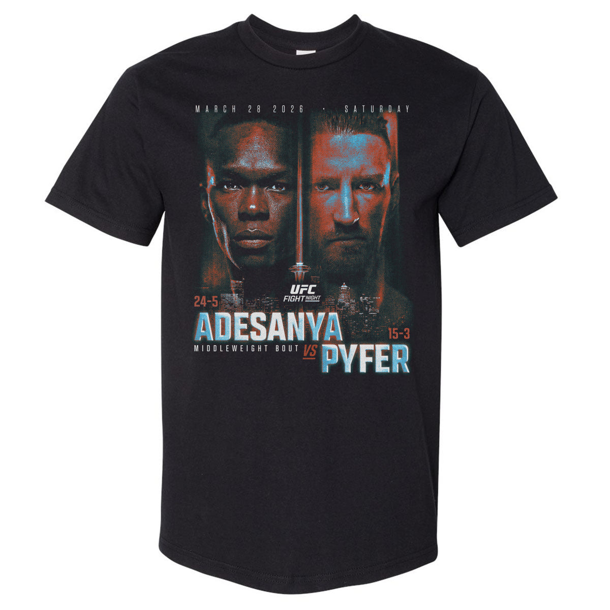 UFC Events Men's Heavyweight T-Shirt | 500 LEVEL