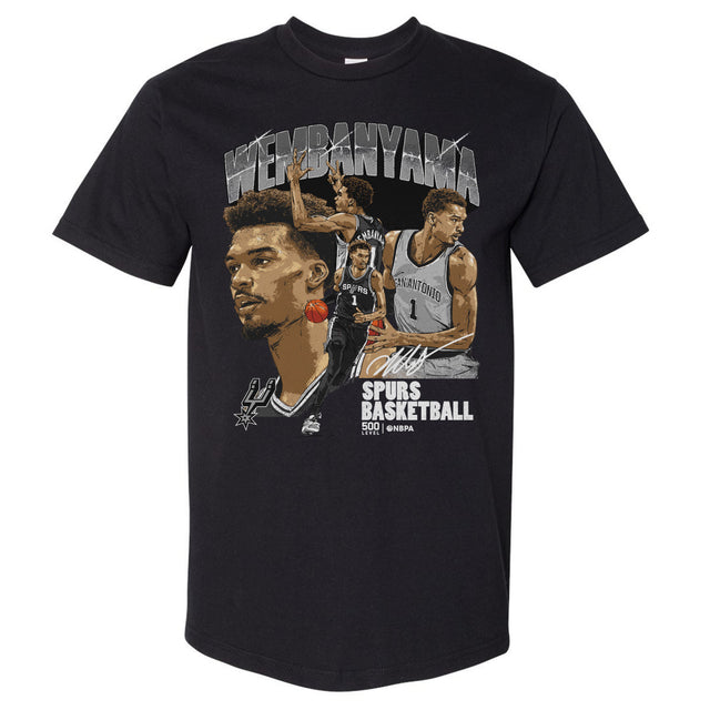 Victor Wembanyama Men's Heavyweight T-Shirt | 500 LEVEL
