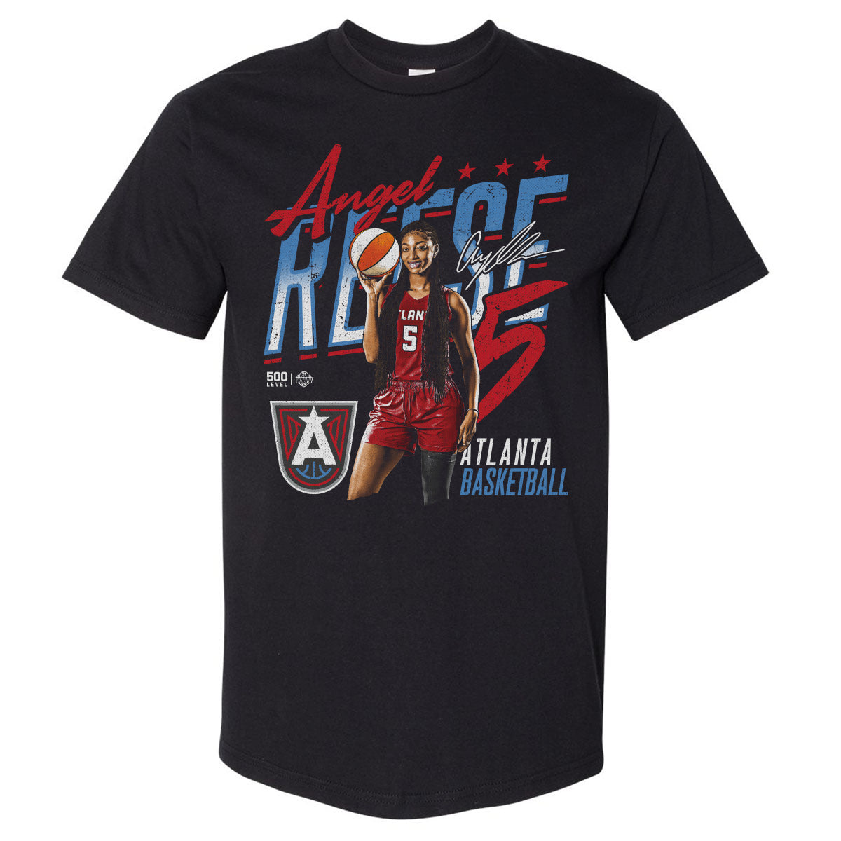 Angel Reese Men's Heavyweight T-Shirt | 500 LEVEL