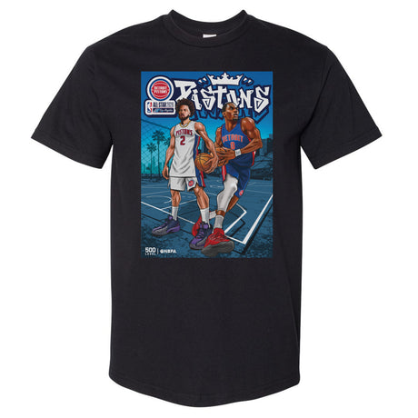 Detroit Pistons Men's Heavyweight T-Shirt | 500 LEVEL