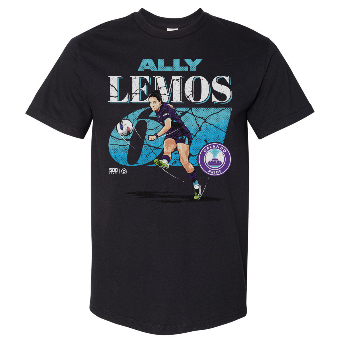 Ally Lemos Men's Heavyweight T-Shirt | 500 LEVEL