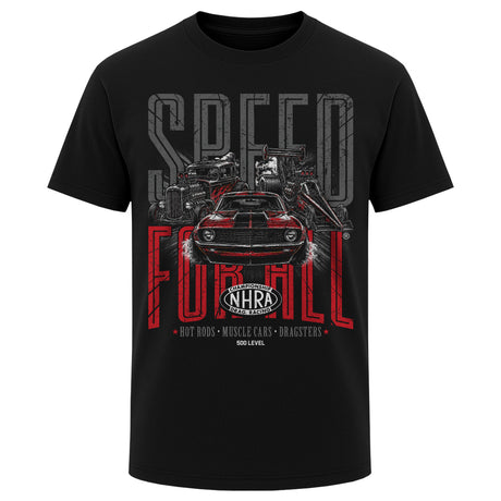 NHRA Men's Heavyweight T-Shirt | 500 LEVEL
