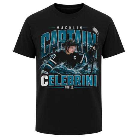 Macklin Celebrini Men's Heavyweight T-Shirt | 500 LEVEL