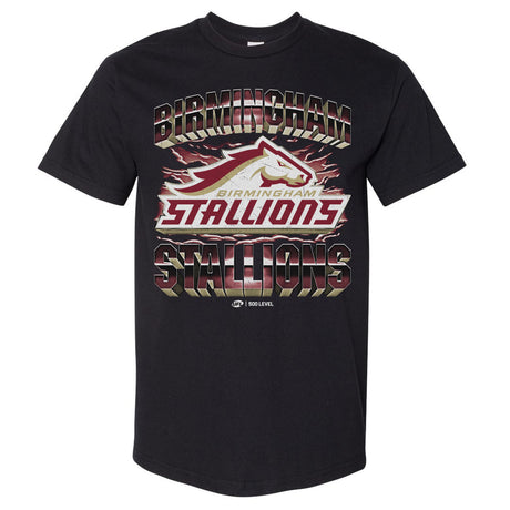 Birmingham Stallions Men's Heavyweight T-Shirt | 500 LEVEL