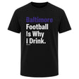 Baltimore Football Men's Heavyweight T-Shirt | 500 LEVEL