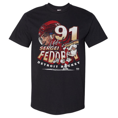 Sergei Fedorov Men's Heavyweight T-Shirt | 500 LEVEL