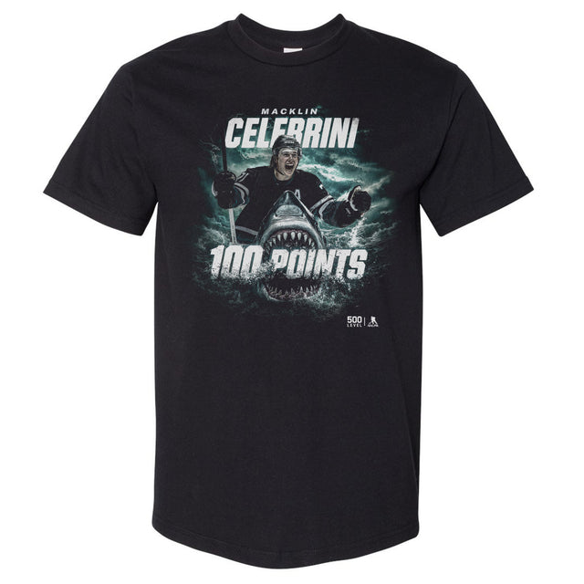 Macklin Celebrini Men's Heavyweight T-Shirt | 500 LEVEL