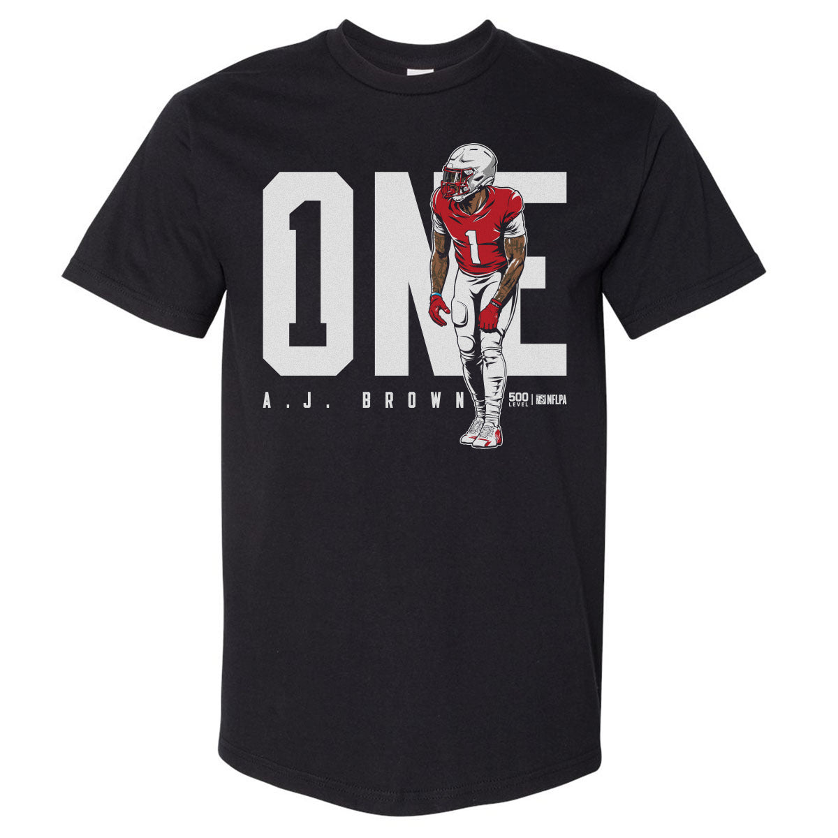 A.J. Brown Men's Heavyweight T-Shirt | 500 LEVEL
