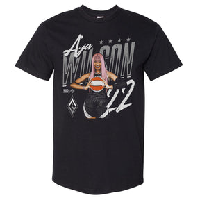 A'ja Wilson Men's Heavyweight T-Shirt | 500 LEVEL