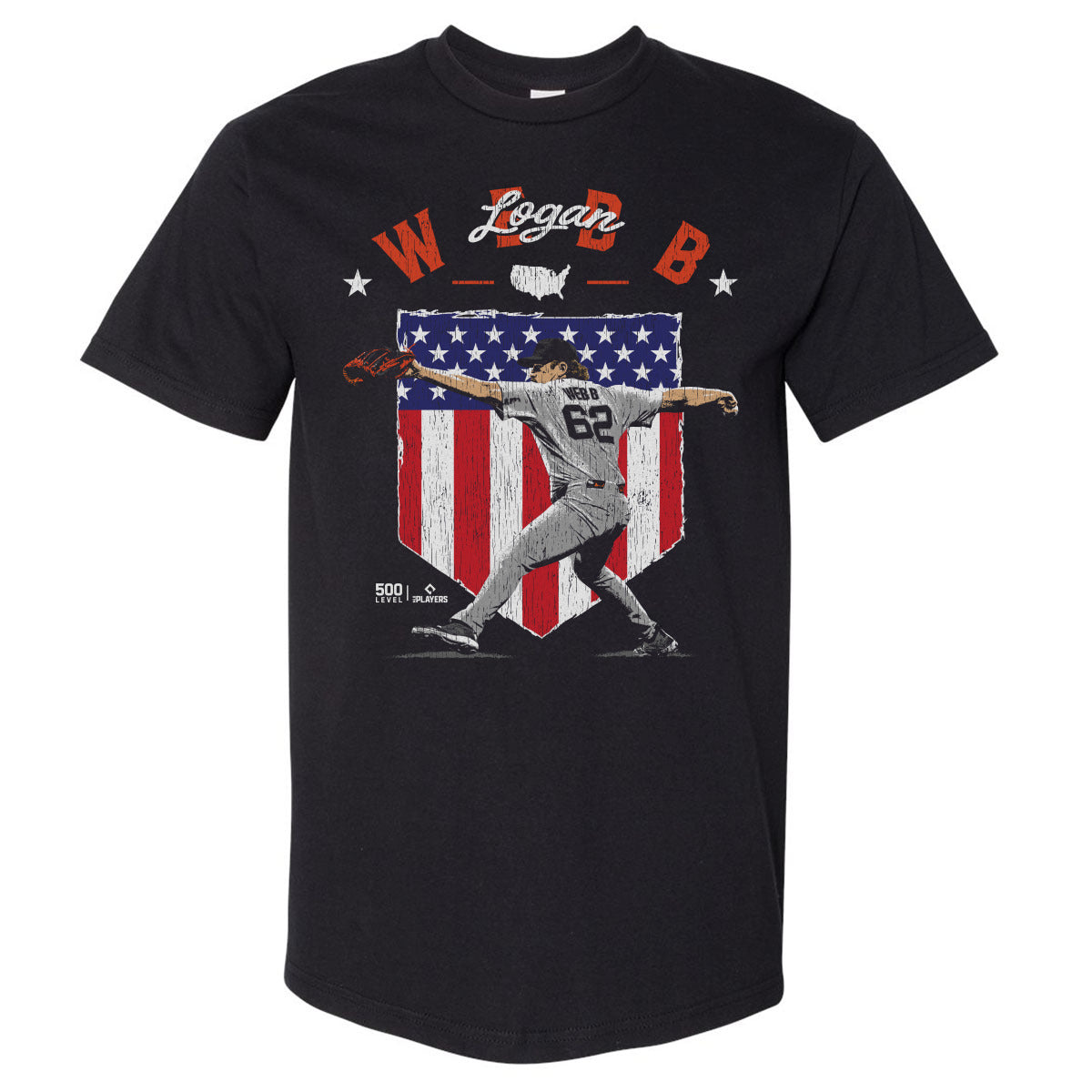 Logan Webb Men's Heavyweight T-Shirt | 500 LEVEL
