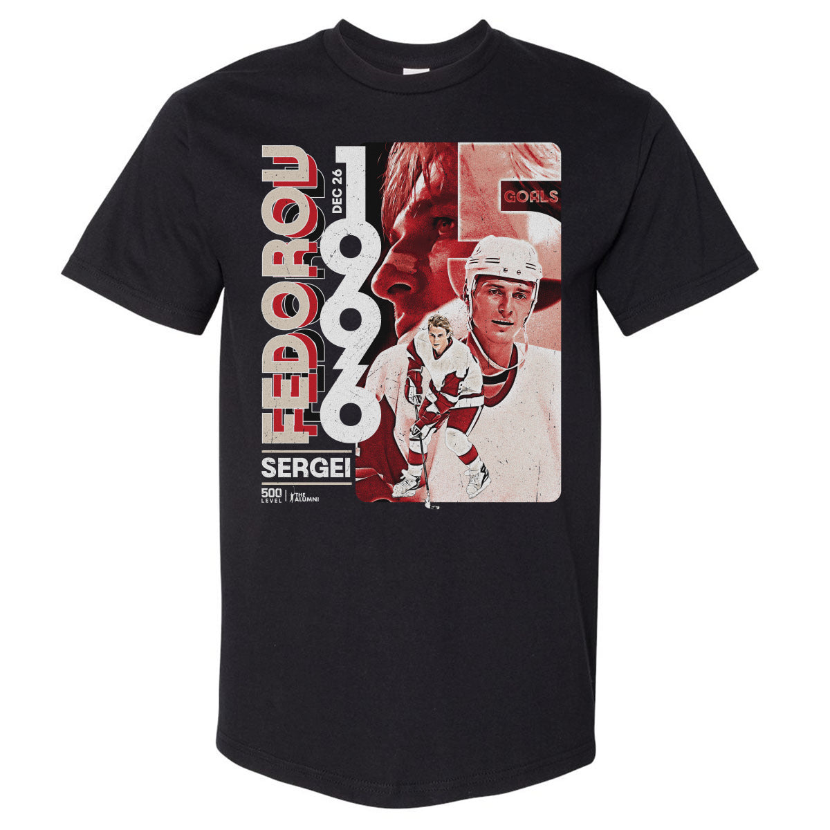 Sergei Fedorov Men's Heavyweight T-Shirt | 500 LEVEL