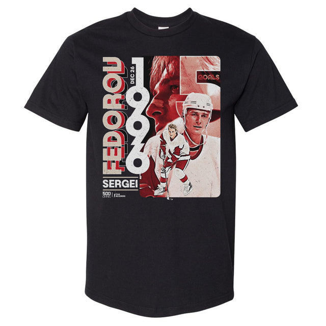 Sergei Fedorov Men's Heavyweight T-Shirt | 500 LEVEL