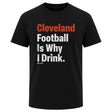 Cleveland Football Men's Heavyweight T-Shirt | 500 LEVEL