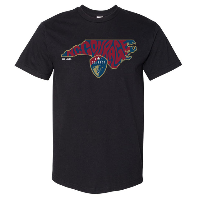 North Carolina Courage Men's Heavyweight T-Shirt | 500 LEVEL