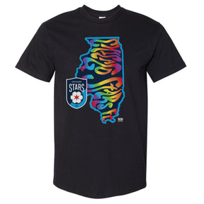 Chicago Stars FC Men's Heavyweight T-Shirt | 500 LEVEL