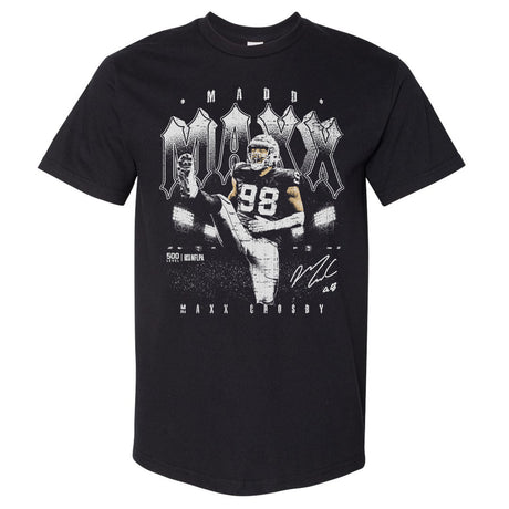 Maxx Crosby Men's Heavyweight T-Shirt | 500 LEVEL