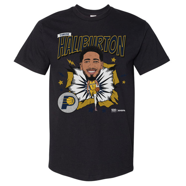 Tyrese Haliburton Men's Heavyweight T-Shirt | 500 LEVEL