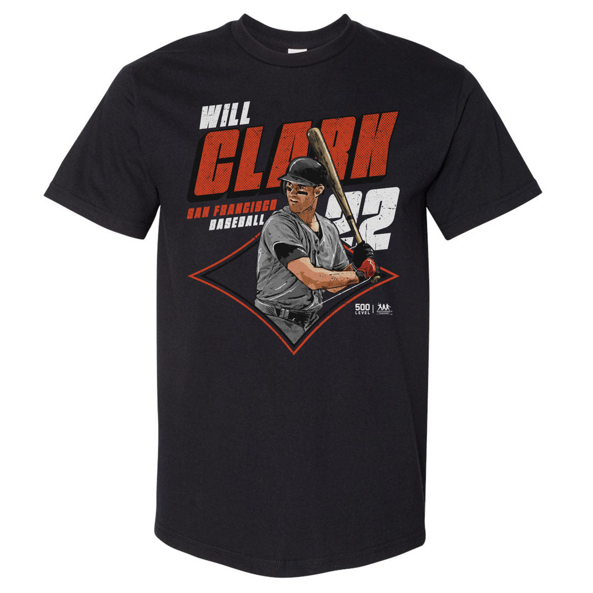 Will Clark Men's Heavyweight T-Shirt | 500 LEVEL