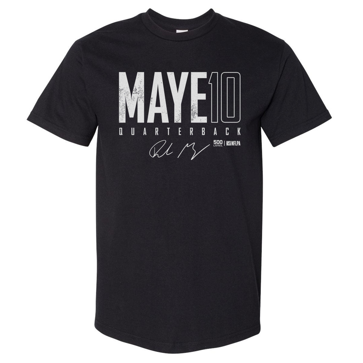 Drake Maye Men's Heavyweight T-Shirt | 500 LEVEL