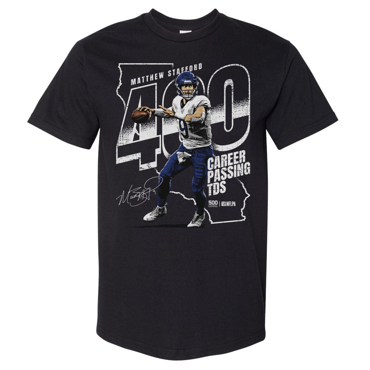 Matthew Stafford Men's Heavyweight T-Shirt | 500 LEVEL