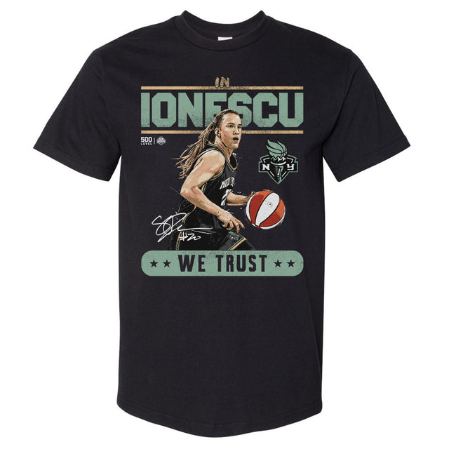 Sabrina Ionescu Men's Heavyweight T-Shirt | 500 LEVEL