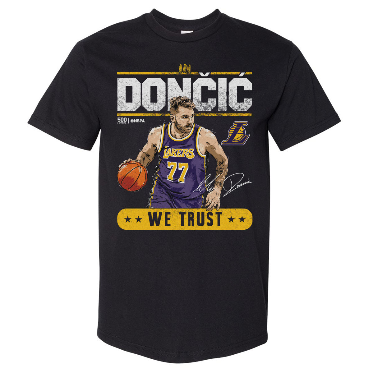 Luka Doncic Men's Heavyweight T-Shirt | 500 LEVEL