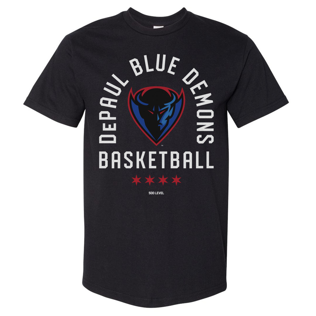 DePaul Blue Demons Men's Heavyweight T-Shirt | 500 LEVEL