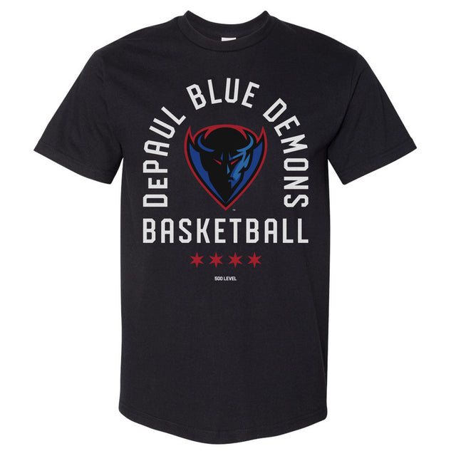 DePaul Blue Demons Men's Heavyweight T-Shirt | 500 LEVEL
