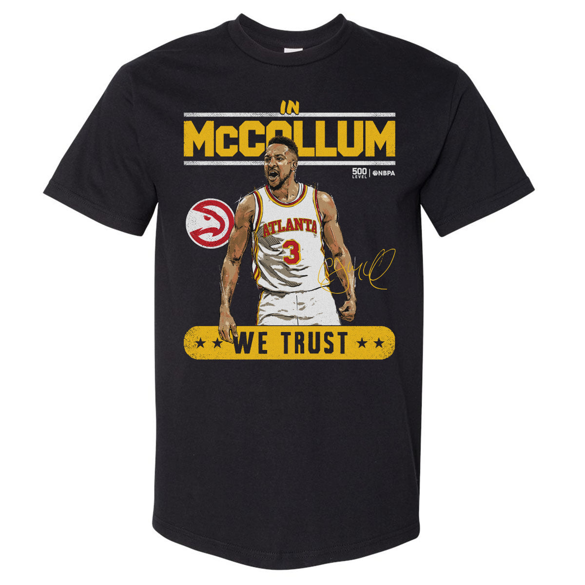 CJ McCollum Men's Heavyweight T-Shirt | 500 LEVEL