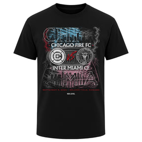 Chicago Fire FC Men's Heavyweight T-Shirt | 500 LEVEL