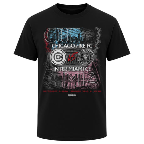 Chicago Fire FC Men's Heavyweight T-Shirt | 500 LEVEL