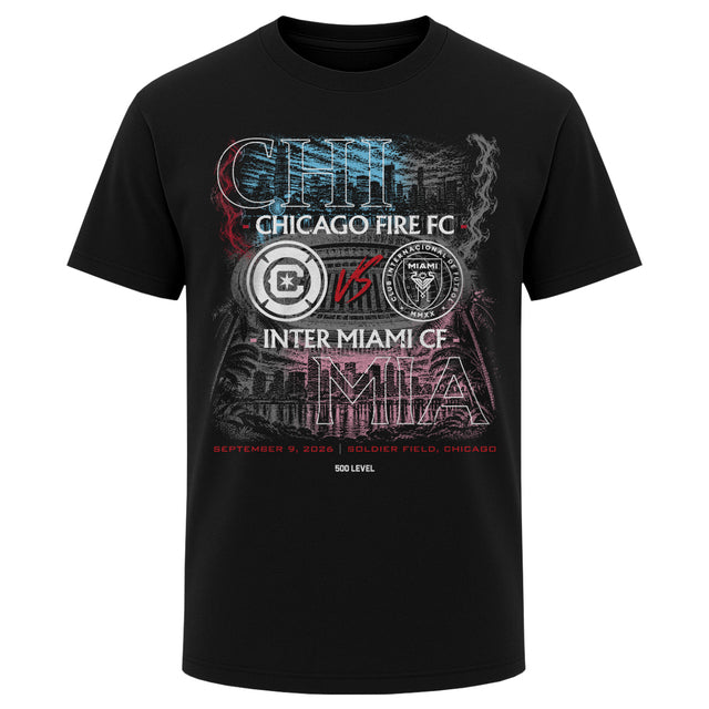 Chicago Fire FC Men's Heavyweight T-Shirt | 500 LEVEL