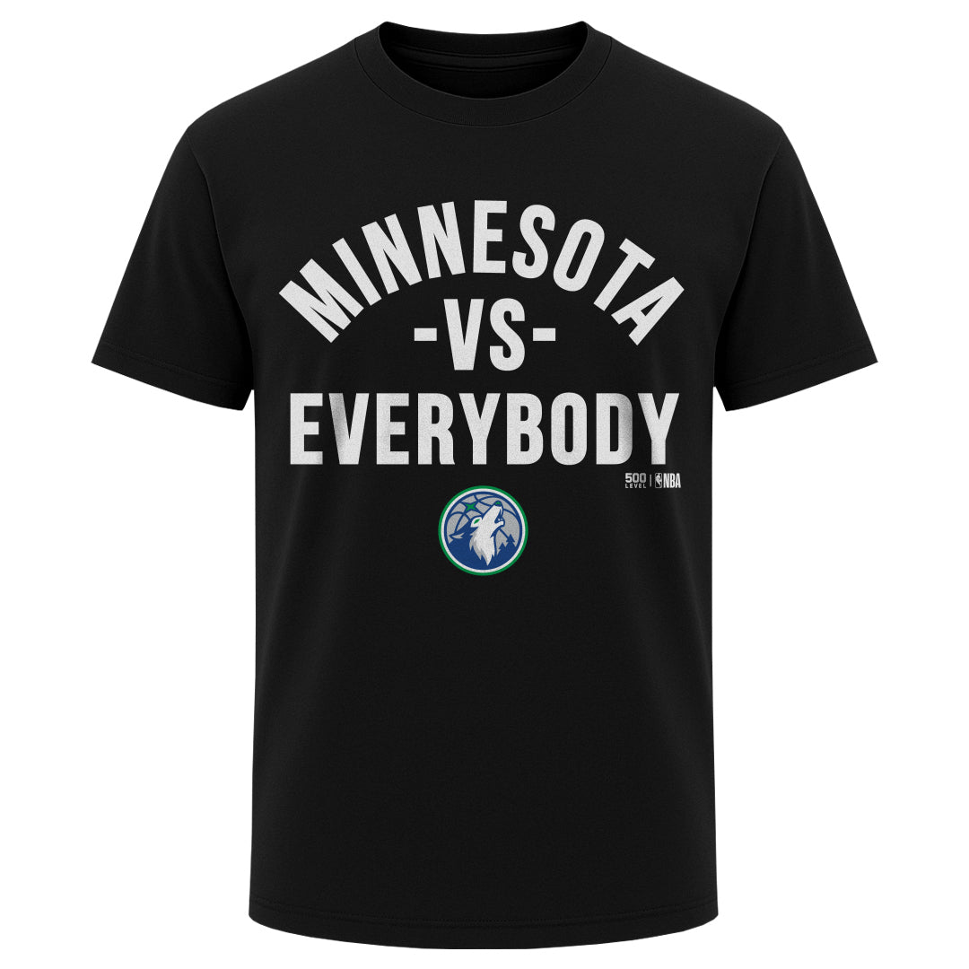 Minnesota Timberwolves Vs. Everybody Team Men's Heavyweight T-Shirt ...