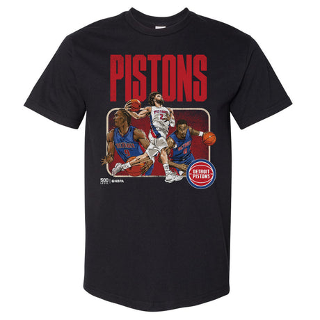 Detroit Pistons Men's Heavyweight T-Shirt | 500 LEVEL