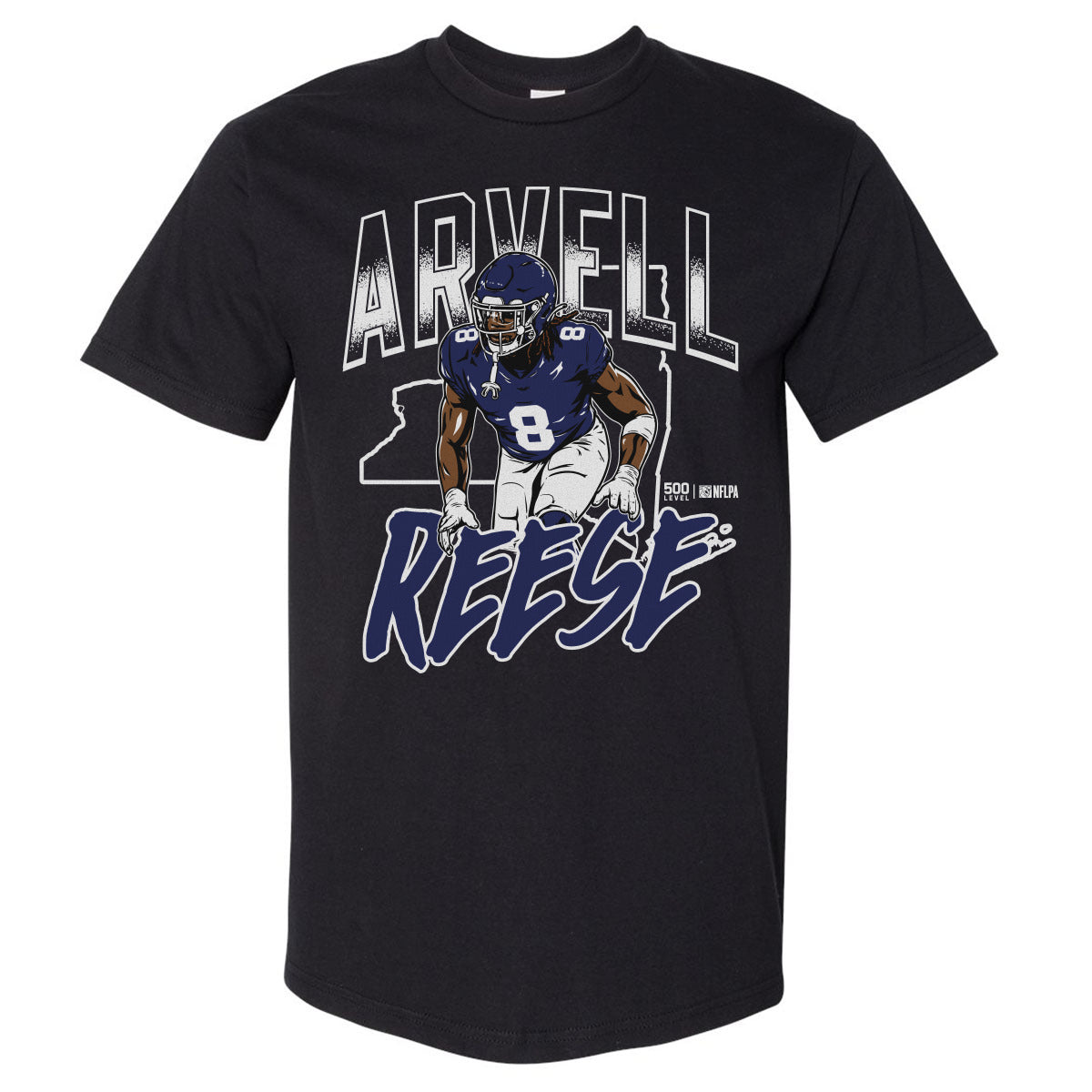 Arvell Reese Men's Heavyweight T-Shirt | 500 LEVEL