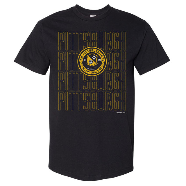 Pittsburgh Riverhounds SC Men's Heavyweight T-Shirt | 500 LEVEL