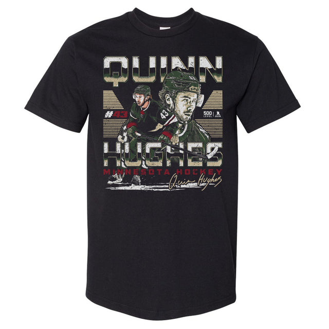 Quinn Hughes Men's Heavyweight T-Shirt | 500 LEVEL