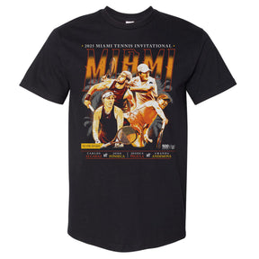 Miami Tennis Invitational Men's Heavyweight T-Shirt | 500 LEVEL